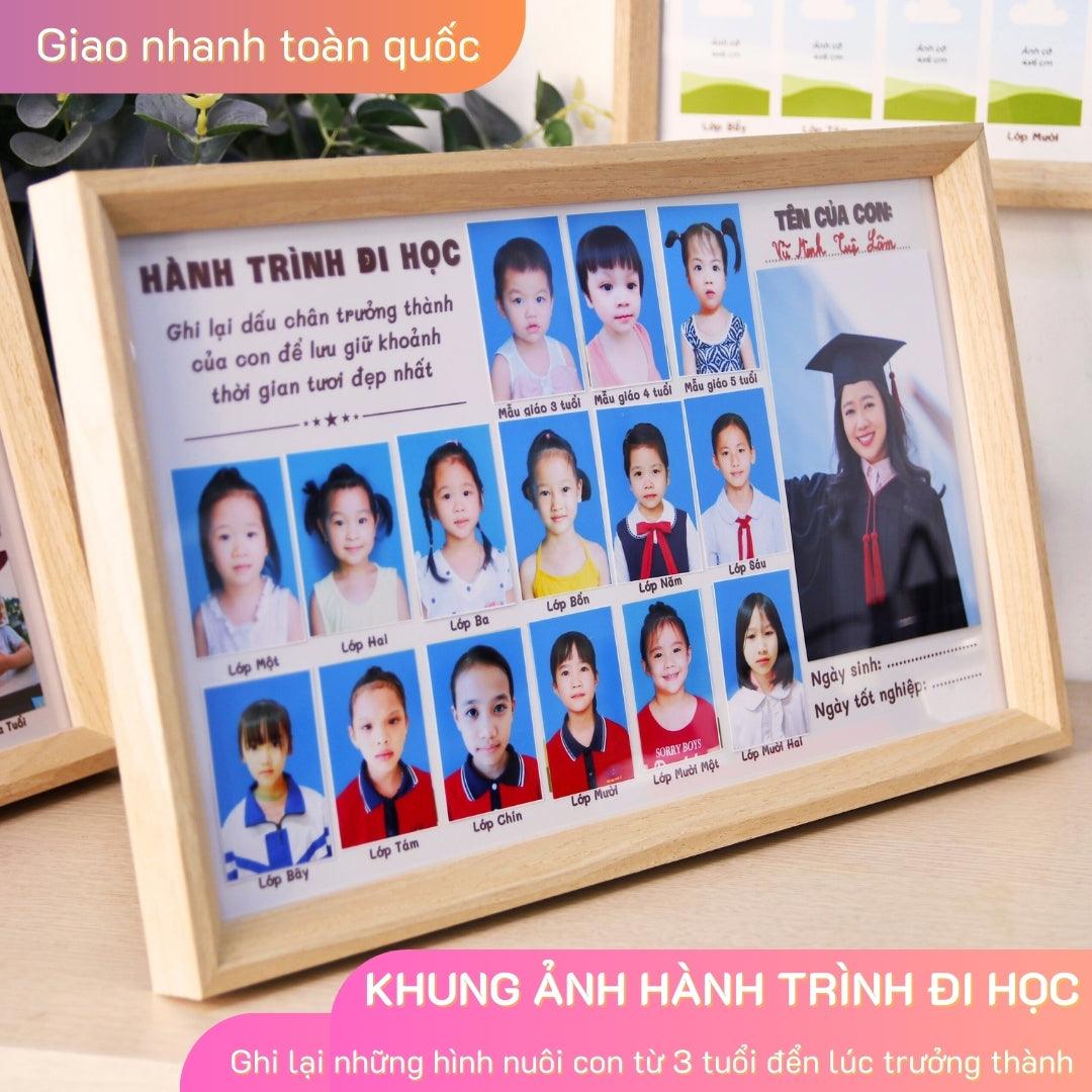 Khung ảnh "Hành Trình Đi Học"