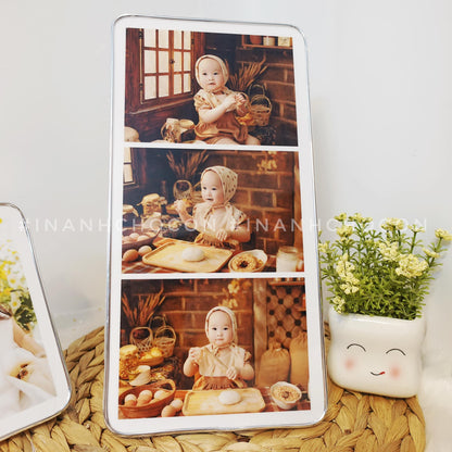 Khung ảnh tráng gương để bàn cỡ 15x30cm