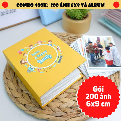 Gói in ảnh S5 - Gói 200 ảnh 6.9 và album