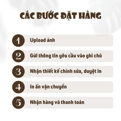 Khung ảnh tráng gương thiết kế Quả Hồng Xiêm