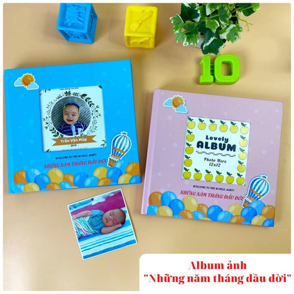 Album ảnh " Những năm tháng đầu đời" - Album dán ảnh #inanhchocon